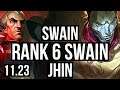 SWAIN & Shaco vs JHIN & Nautilus (ADC) | 10/1/13, Rank 6 Swain, Dominating | NA Grandmaster | 11.23