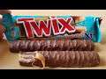 Twix Salted Caramel Xtra Biscuits and Soft Caramel covered in Milk Chocolate