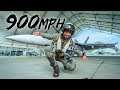 What It Feels Like Flying at 900 MPH!