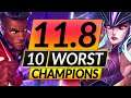 10 Champions You Think Are Good that are ACTUALLY TRASH - Patch 11.8 - LoL Guide