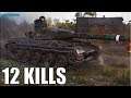 12 фрагов за бой AMX 30 B World of Tanks