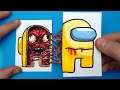 4 AWESOME & FUNNY AMONG US PAPER CRAFTS TO DO AT HOME