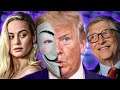 ¿ANONYMOUS NOS ENGAÑO?: Trump cae, Bill Gates se aprovecha y cancelan a Brie Larson...