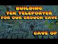 Building Teleporter Outside our Crouch Bear Cave | Ark PvP