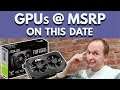 GPU Prices will reach MSRP on this date . . . . [July Q&A]