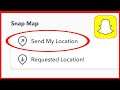 How To Send My Location Snapchat Friends !! Snapchat Send My Location