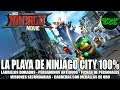 La LEGO NINJAGO Película | La playa de Ninjago City al 100% (Guía de coleccionables y juego al 100%)