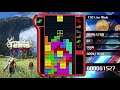the matrix stops crying when the game is paused in tetris 99 marathon!