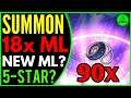 18x Moonlight Summon (New ML? 5-star?) 🔥 Epic Seven
