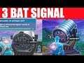 ALL Bat signal locations - Light up Different bat signals outside Gotham City (Fortnite)