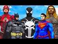 ALL DC SUPERHERO vs SPIDER-PUNISHER - Epic Superheroes Battle