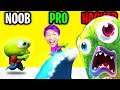 Can We Go NOOB vs PRO vs HACKER In ZOMBIE TSUNAMI!? (ALL LEVELS!)