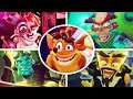 Crash Bandicoot: 4 It's About Time - All Bosses (No Damage)