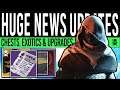 Destiny 2 | HUGE NEWS UPDATE! Hidden CHESTS! Secret Exotic, Future Content, Event loot, Glitch Fixes