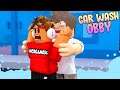 ESCAPE THE CAR WASH OBBY IN ROBLOX GAMEPLAY