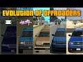 Evolution of Offroad/SUVs in GTA Games