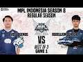 [GAME 1] EVOS LEGENDS VS. REBELLION GENFLIX!! | MPL INDONESIA S8 REGULAR SEASON