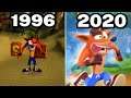 Graphical Evolution of Crash Bandicoot (1996-2020)