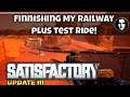 Let's Play Satisfactory 2020 - DUNE - Finishing My Railway & Test Ride #24