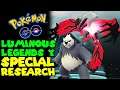 LUMINOUS LEGENDS Y SPECIAL RESEARCH in Pokemon Go