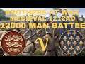 Medieval Total War Atilla:1212 AD  12000 Man Battle