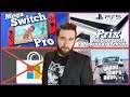 Mega Nintendo Switch Pro 🔥 PS5 Prix & Brevet 🎮  Microsoft Ferme Boutique & GTA V dans les Tesla ?!