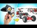 Montaje de un RC sobre 100 ruedas de Lego!