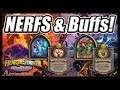 New Heroes, Buffs, Nerfs & More All Added To Hearthstone Battlegrounds!
