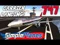Red Barron Fighter & 747 Carrier Landing!  -  Simple Planes
