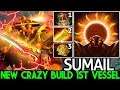 SUMAIL [Ember Spirit] New Crazy Build 1st Spirit Vessel Carry Game 7.24 Dota 2