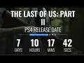 The Last of Us Part 2 Release Date Countdown