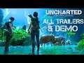 UNCHARTED The Lost Legacy All Trailers (2016-2017) | PS4 | Kamzone Gameplays
