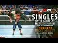 WWE 2K20 John Cena vs Bray Wyatt Match Gameplay
