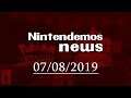 07/08/2019 - Novo Trailer de Pokémon Sword & Shield e Mario Tennis de Graça