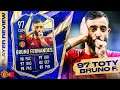 97 TEAM OF THE YEAR BRUNO FERNANDES REVIEW! FIFA 21 Ultimate Team