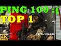 Call Of Duty Warzone Ping 100,  TOP 1
