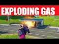 Deal any damage to opponents by shooting Exploding gas pumps - Dockyard Deal Challenge Guide