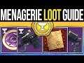 Destiny 2 | MENAGERIE LOOT GUIDE! Unlimited Chest Exploit, Guaranteed Weapons, Imperials & Runes!