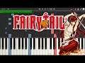 Fairy Tail - Main Theme (Piano) - [Synthesia] Piano tutorial