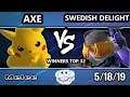 GOML 2019 SSBM - PG | Axe (Pikachu) Vs. Swedish Delight (Sheik) Smash Melee Tournament Winners T 32