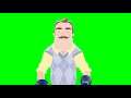 Green Screen chroma key Hello Neighbor Talking Interview Free to use