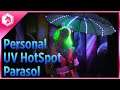 How To Make a Personal UV HotSpot Parasol @adafruit #adafruit