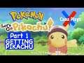 Lets Play Pokemon Let's go Pikachu (Getting Pikachu) | part 1