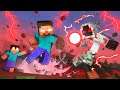 Monster School :  HEROBRINE FAMILY VS ENTITY 303 ATTACK APOCALYPSE - Minecraft Animation
