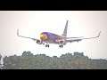 Nok Air 737-800 lands at windy Surat Thani  |  X-Plane 11