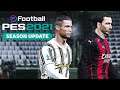 PES 2021 RONALDO vs AC MILAN | Gameplay PC eFootball Season Update MOD