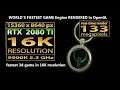 Quake2 OpenGL 16K resolution | Quake II 16K gameplay | fastest 3d game rendered in 16K resolution