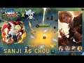 Sanji as Chou with Customize Skill Icons | Mobile Legends X ONE PIECE #shorts