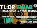 Trials of Osiris Update and new game modes, Bungie 30th anniversary update. TLDR TWAB Sept 16th.