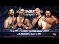 WWE 2K16 Big Show,Rusev VS Santino,Zayn Elimination Tag Match WWE Tag Titles